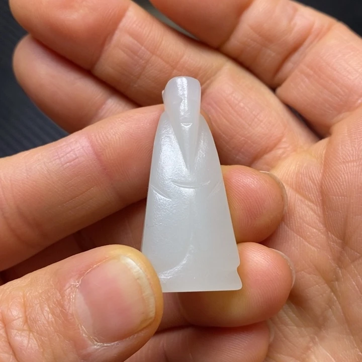 和田玉挂件未镶嵌小*哥