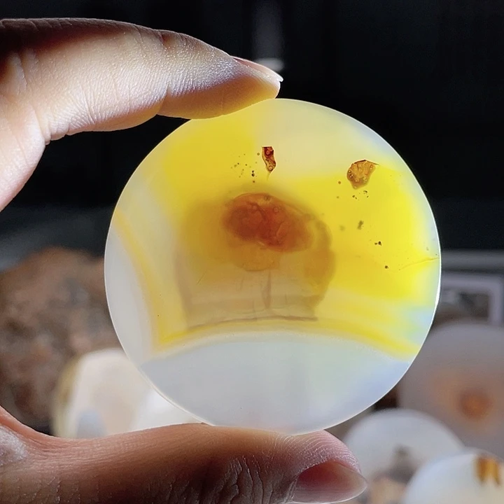 玛瑙/玉髓未镶嵌吊坠(不含链)