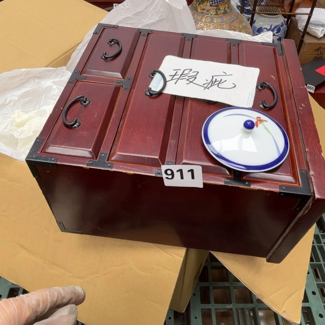 瓷片摆件工艺品摆件666