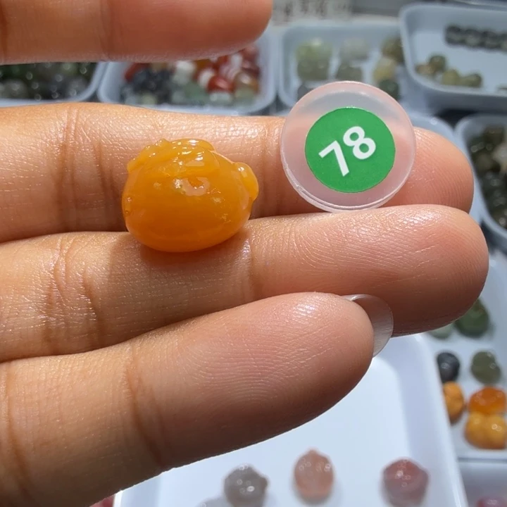 和田玉未镶嵌珠宝半成品皮坑不退换