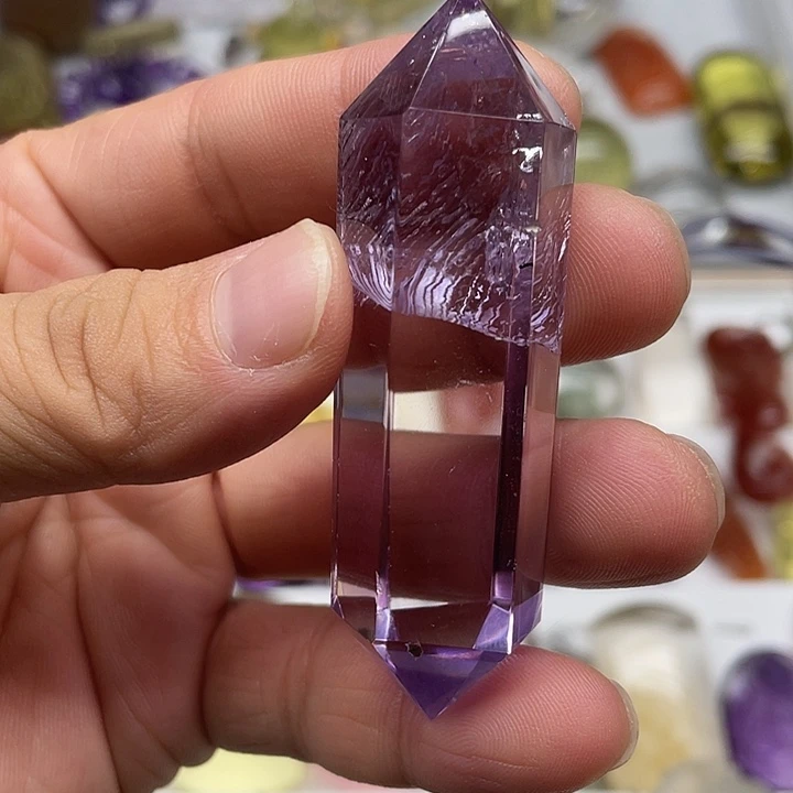 颈饰未镶嵌水晶紫啊赛