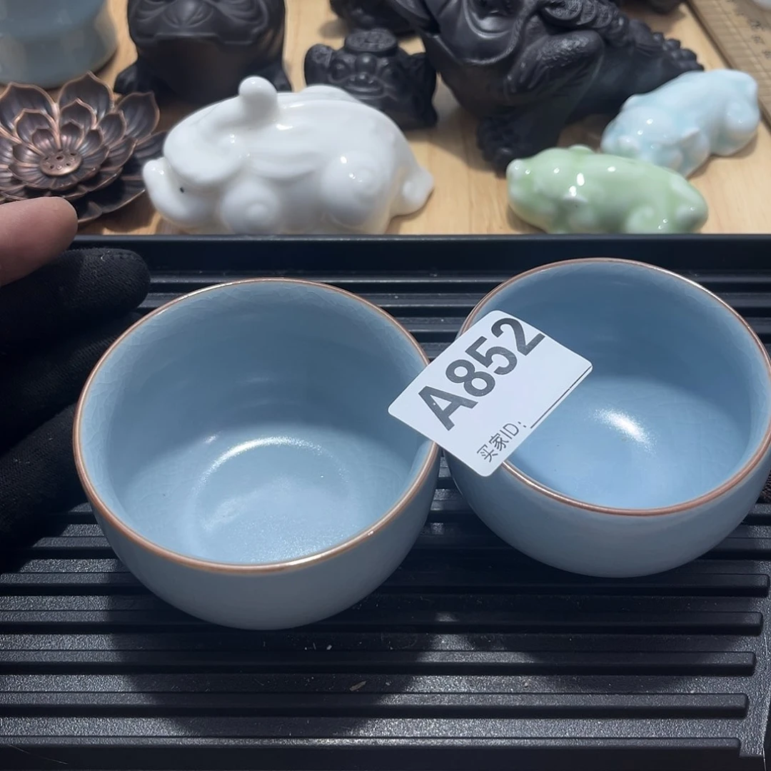 瓷片茶摆件工艺品摆件666