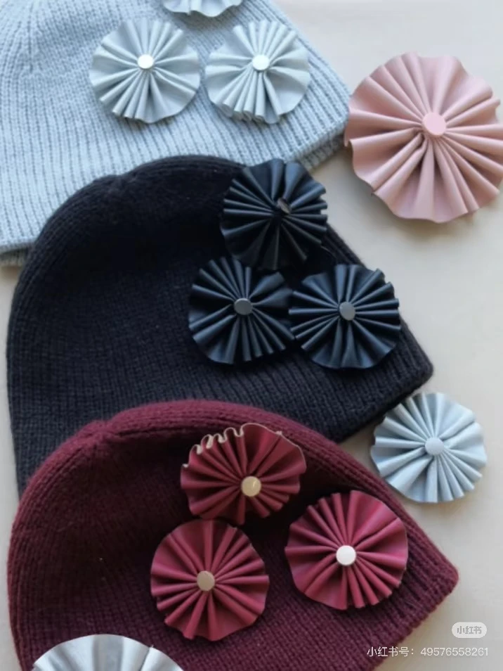 JUL雪花折纸毛线帽链接