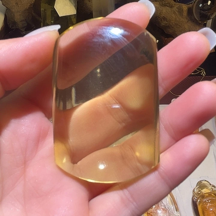 未镶嵌紫晶颈饰黄水晶无事牌无镶嵌