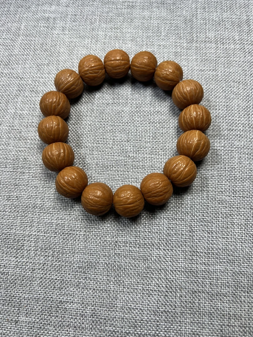 【聚宝盆】猴头手串-泽森文玩 四大名核之首