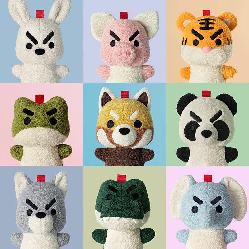 问童子 奋斗挂偶 毛绒布艺玩偶小挂件钥匙扣公仔玩具