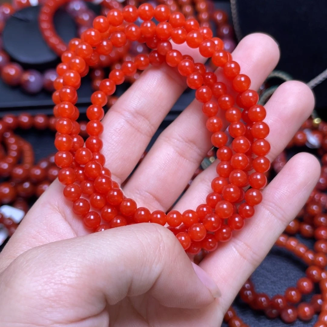 未镶嵌手链南红玛瑙