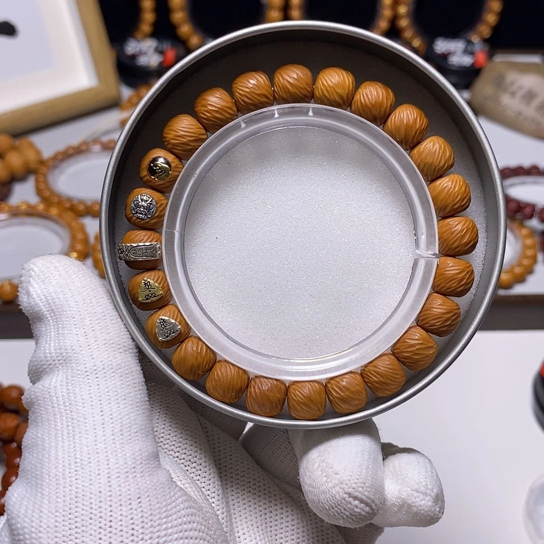 猴头核桃手串五标云锦 10左右 39号