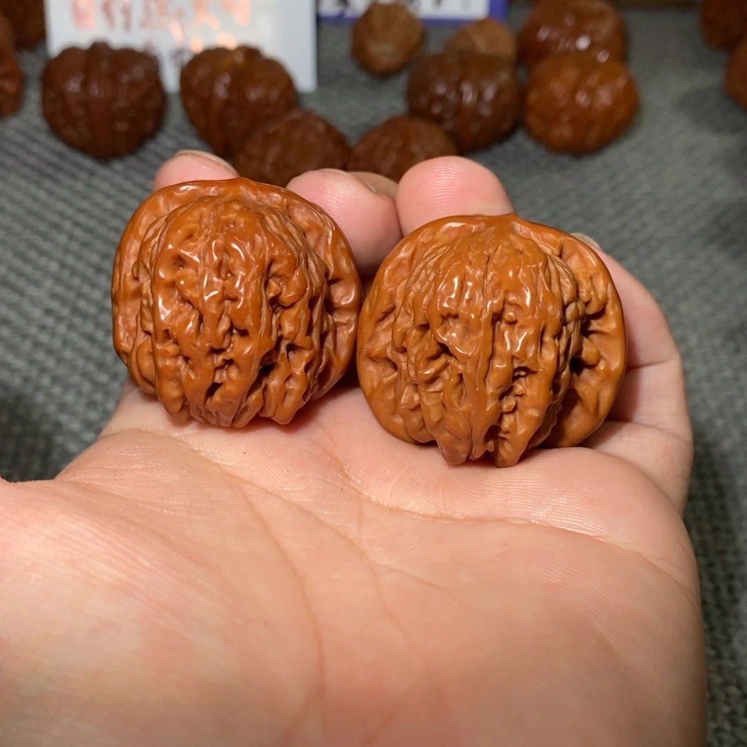 文玩核桃把件38四座楼