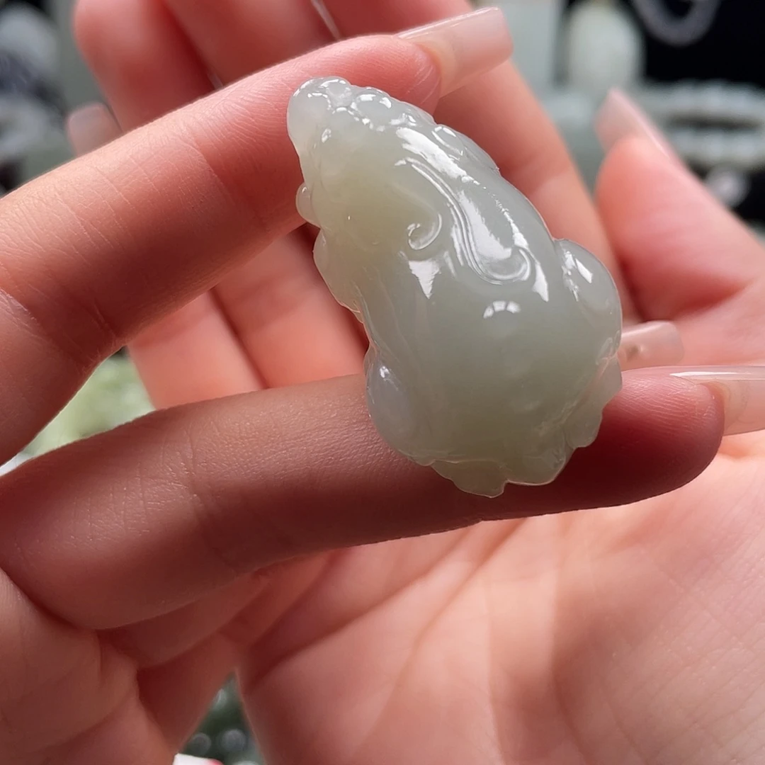 和田玉未镶嵌吊坠(不含链)