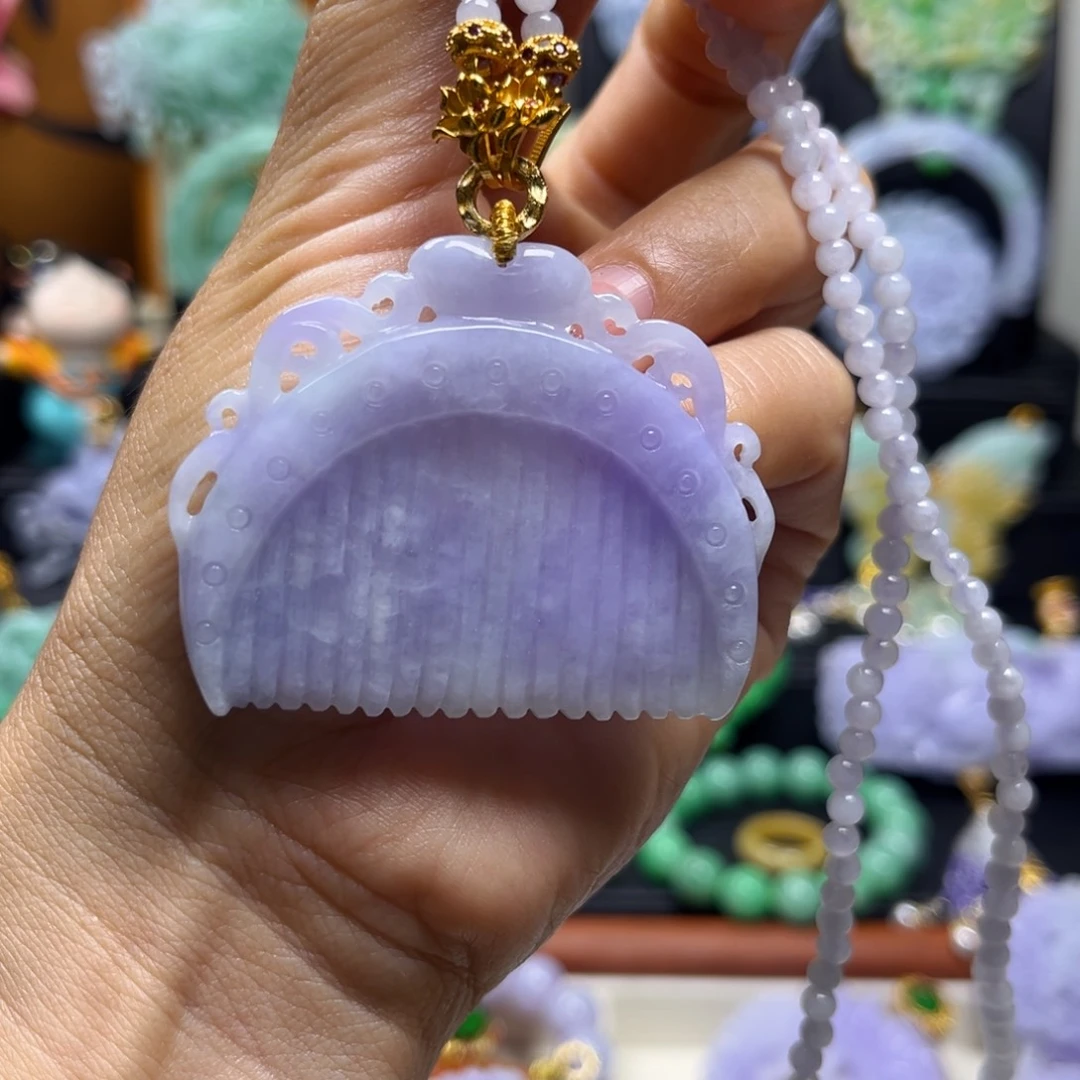 翡翠未镶嵌颈饰天然翡翠