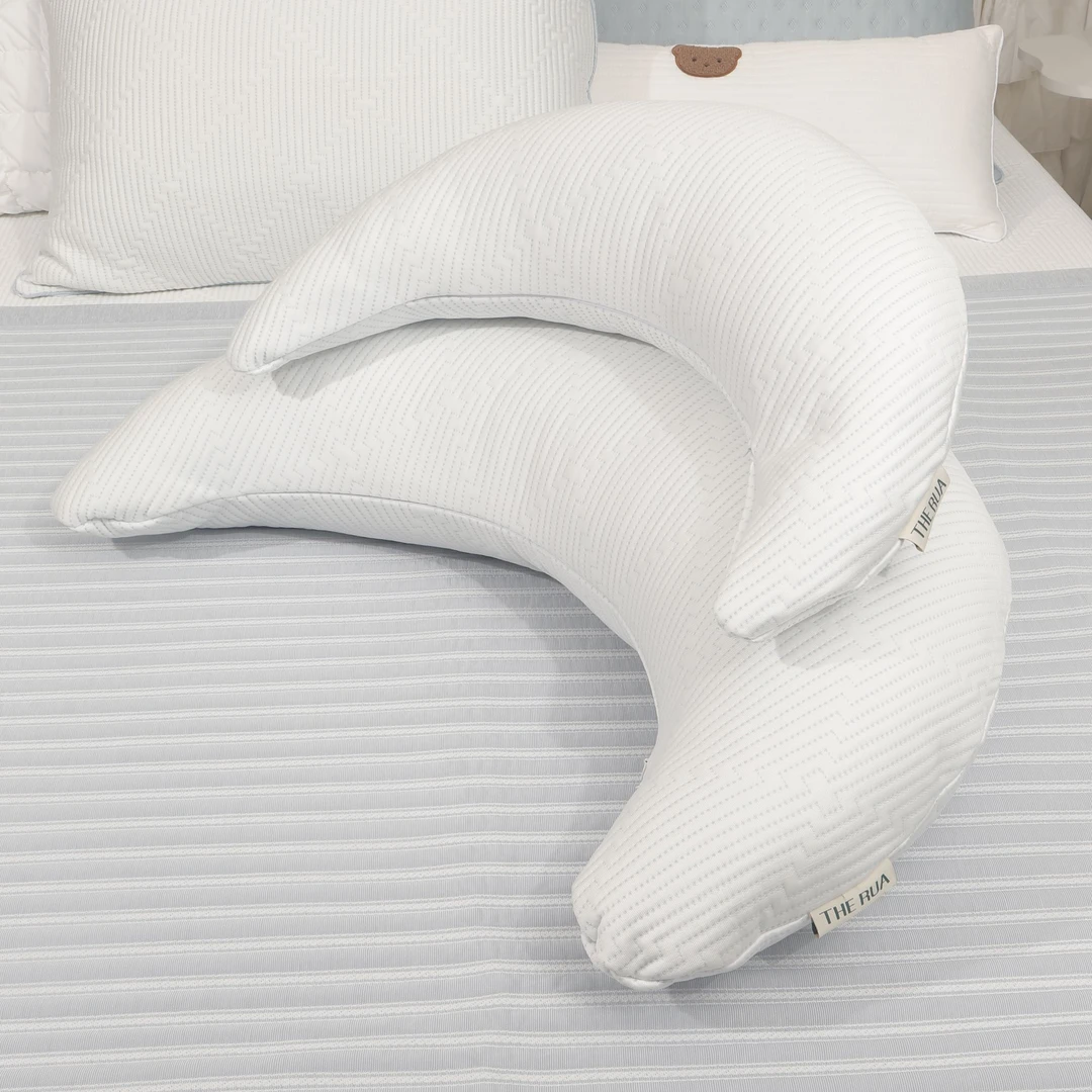 [韩国出口高品质]高颜值高质感超饱满多功能冰丝月亮抱枕