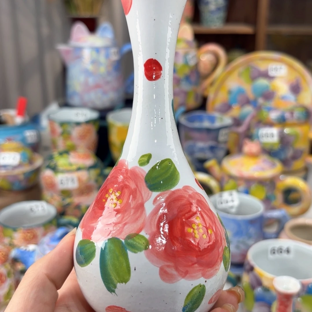 景德镇手绘高温釉下彩陶瓷茶具