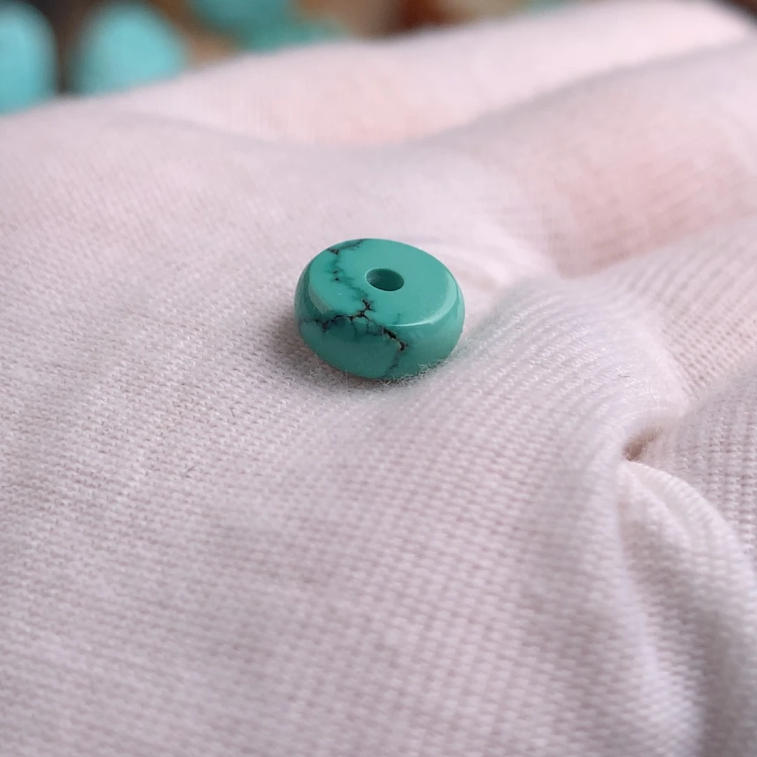 绿松石未镶嵌绿松石隔珠