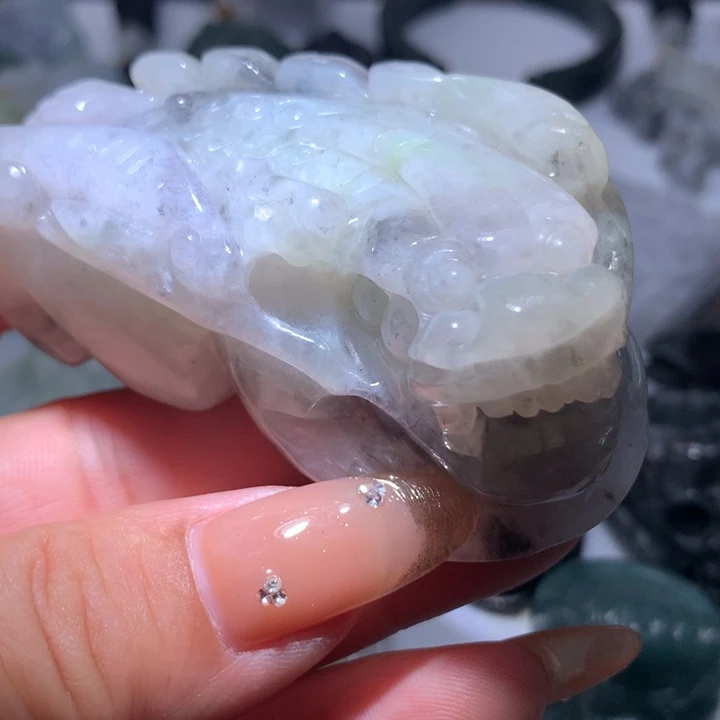 翡翠未镶嵌颈饰保真天然A货翡翠