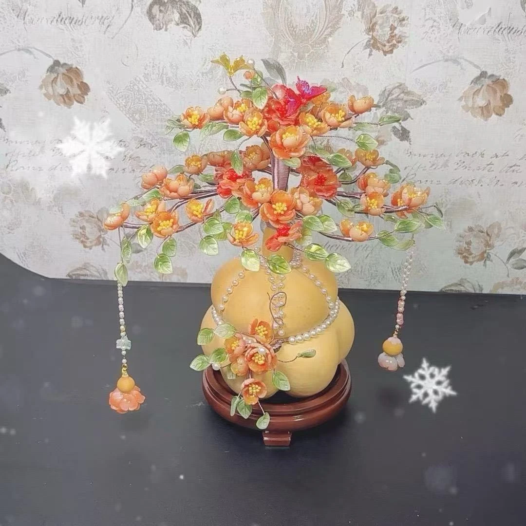 葫芦品鉴纯手工工艺葫芦摆件编花葫芦招财 一物一拍