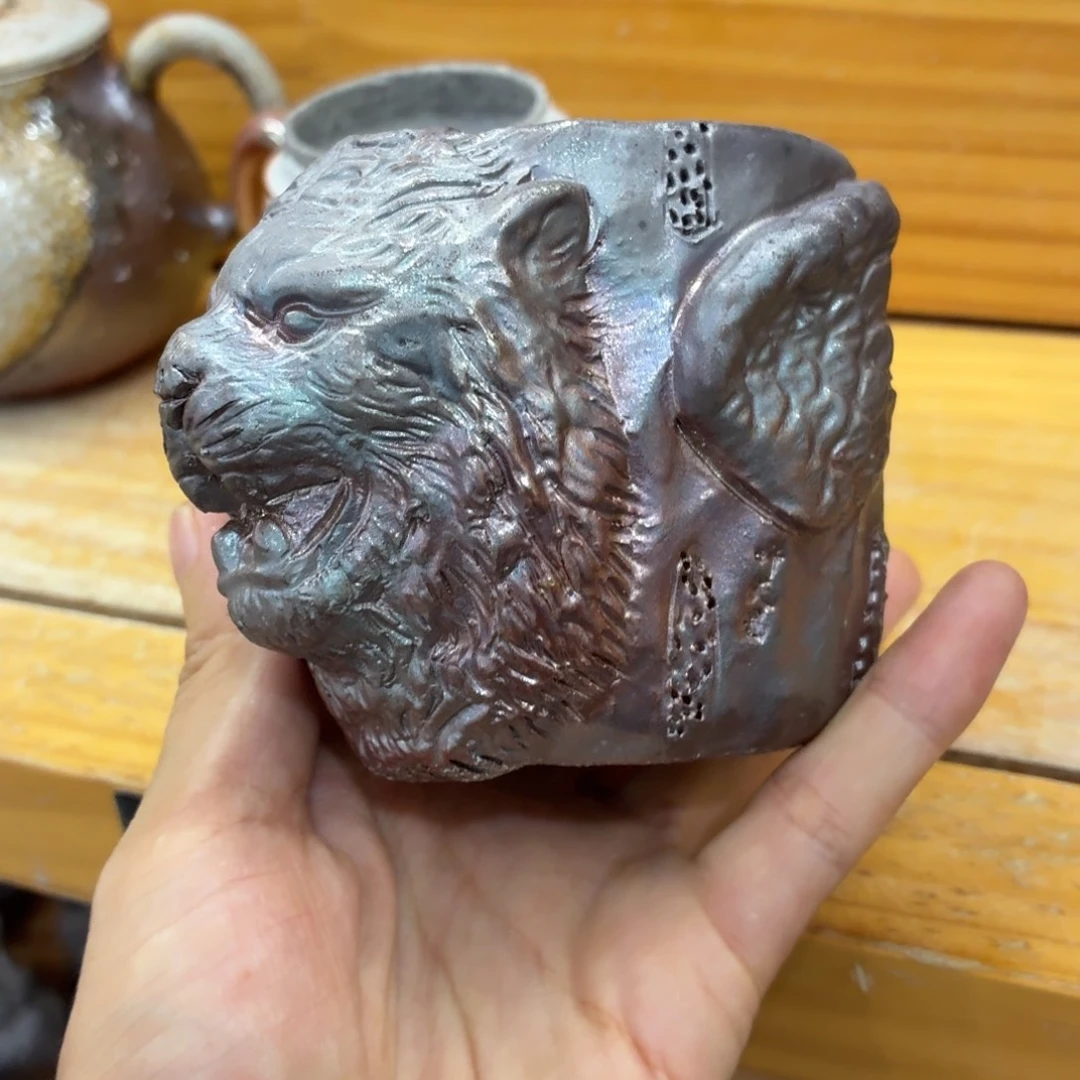 陶园柴烧，精品高货593泥纹