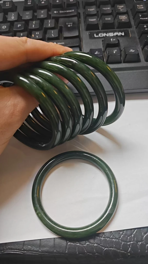 和田玉碧玉手镯多样性发其一C-866