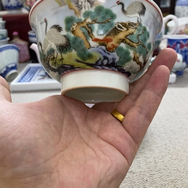 碗盘景德镇陶瓷厂生产的