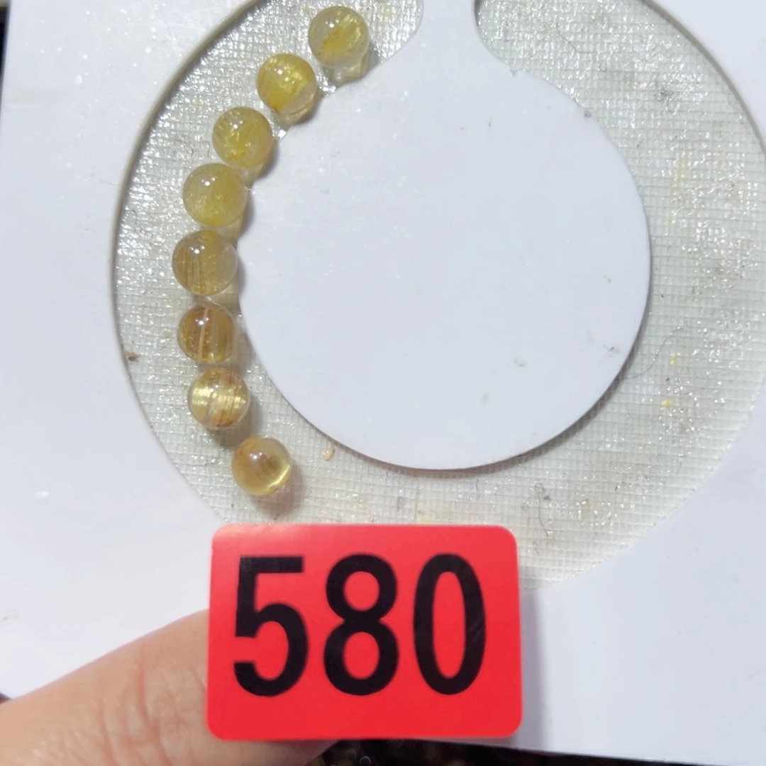 京***白未镶嵌颈饰水晶天然水晶打孔