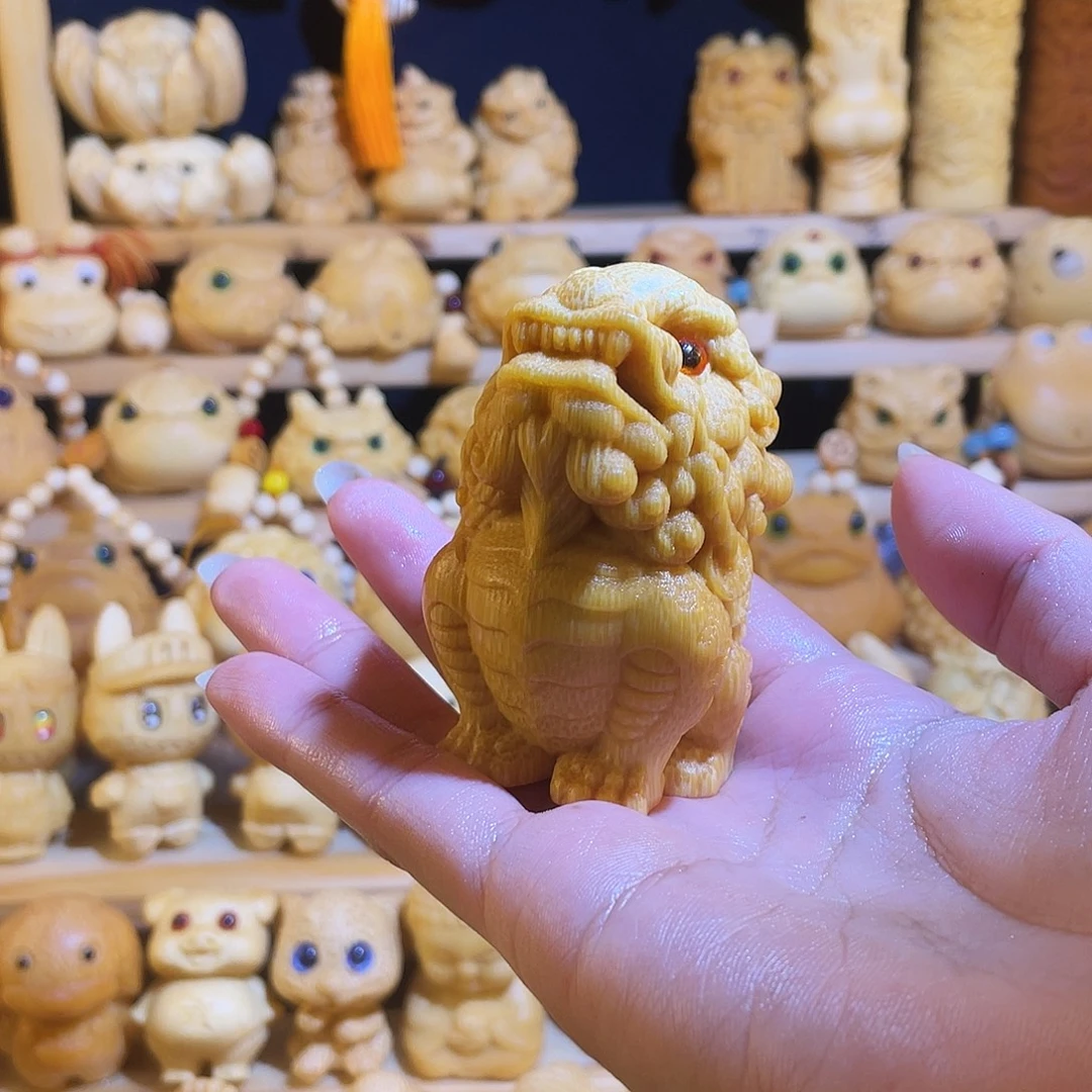 苏***猫竹制品朝天吼带链红油手套刷