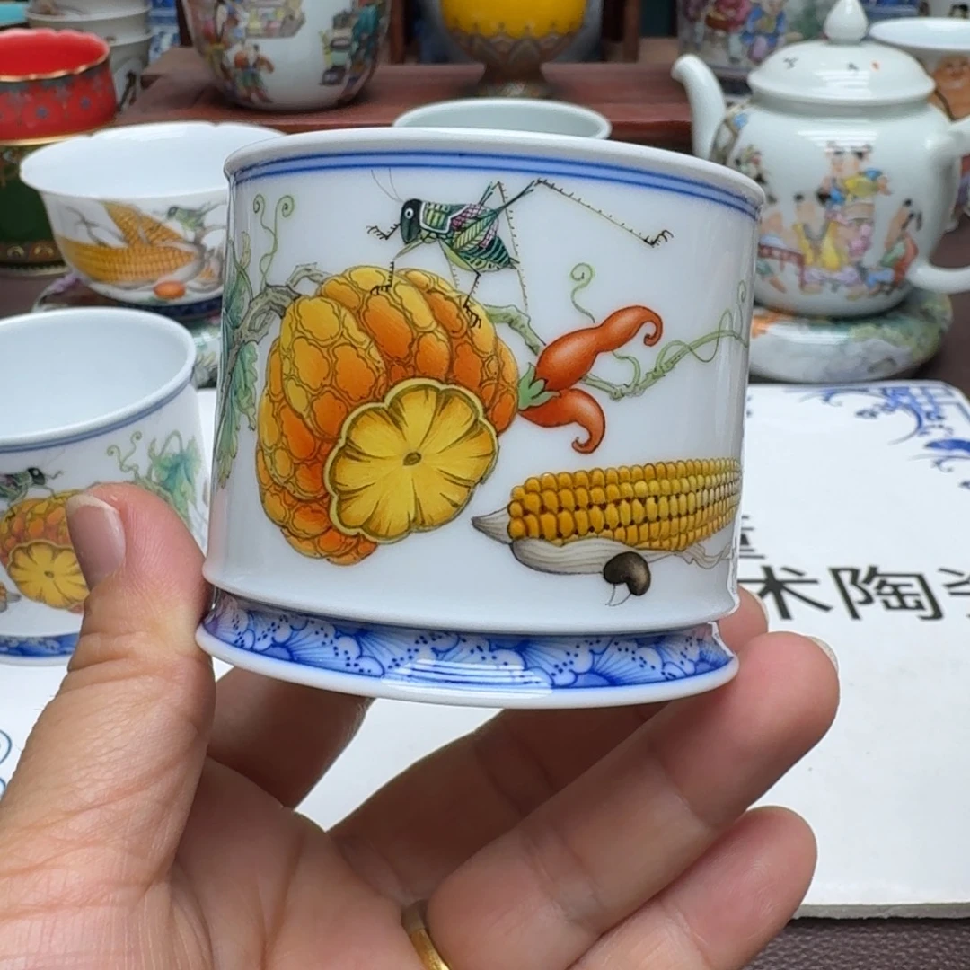 景德镇手工手绘展示