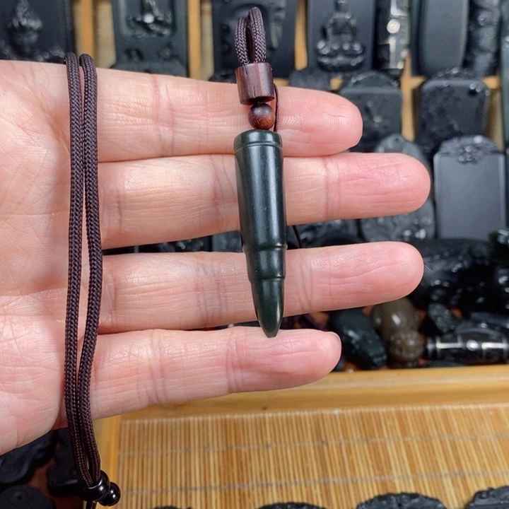和田玉（青玉）未镶嵌颈饰