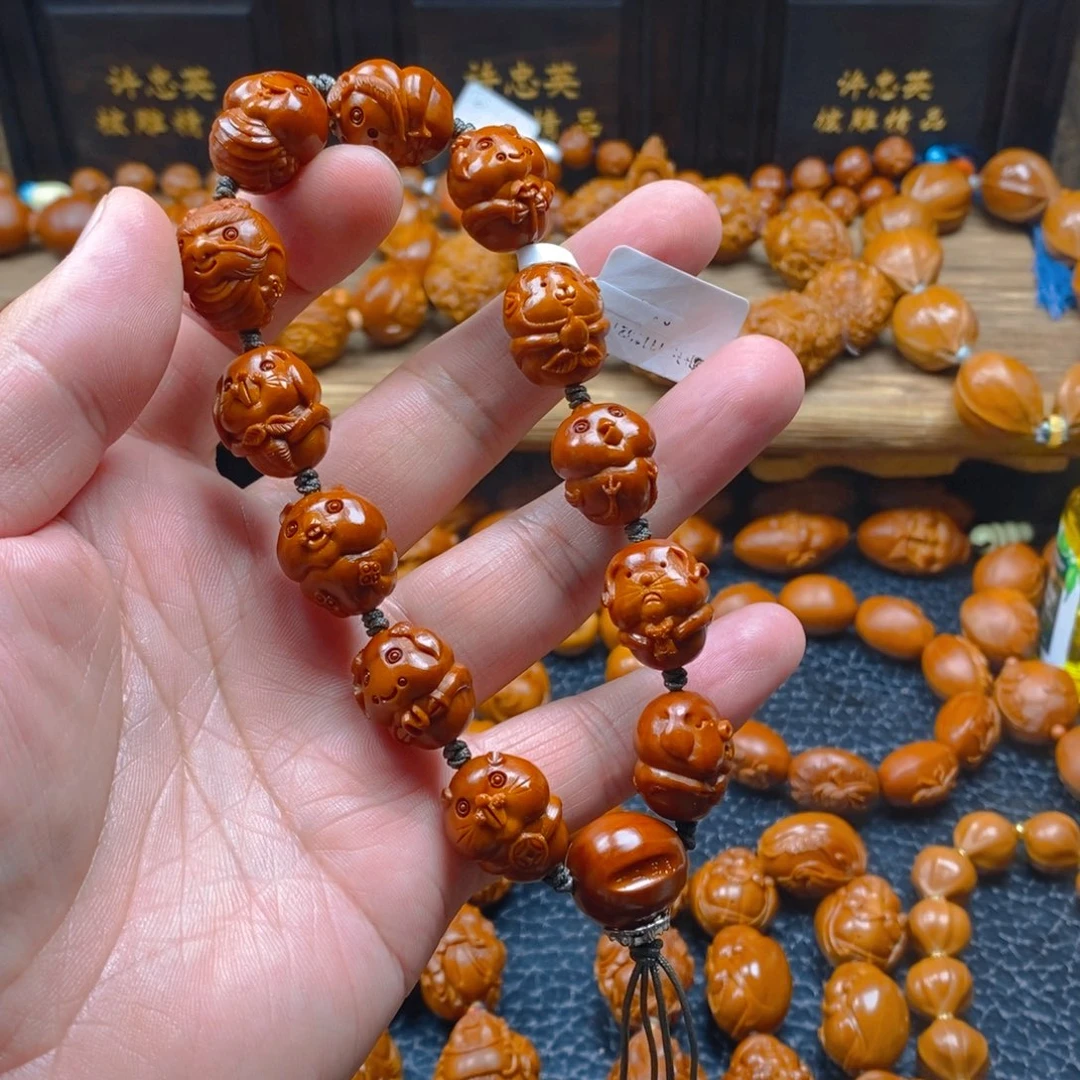 橄榄核手串/手链许静健1.5十二生肖萌宠（老作品）