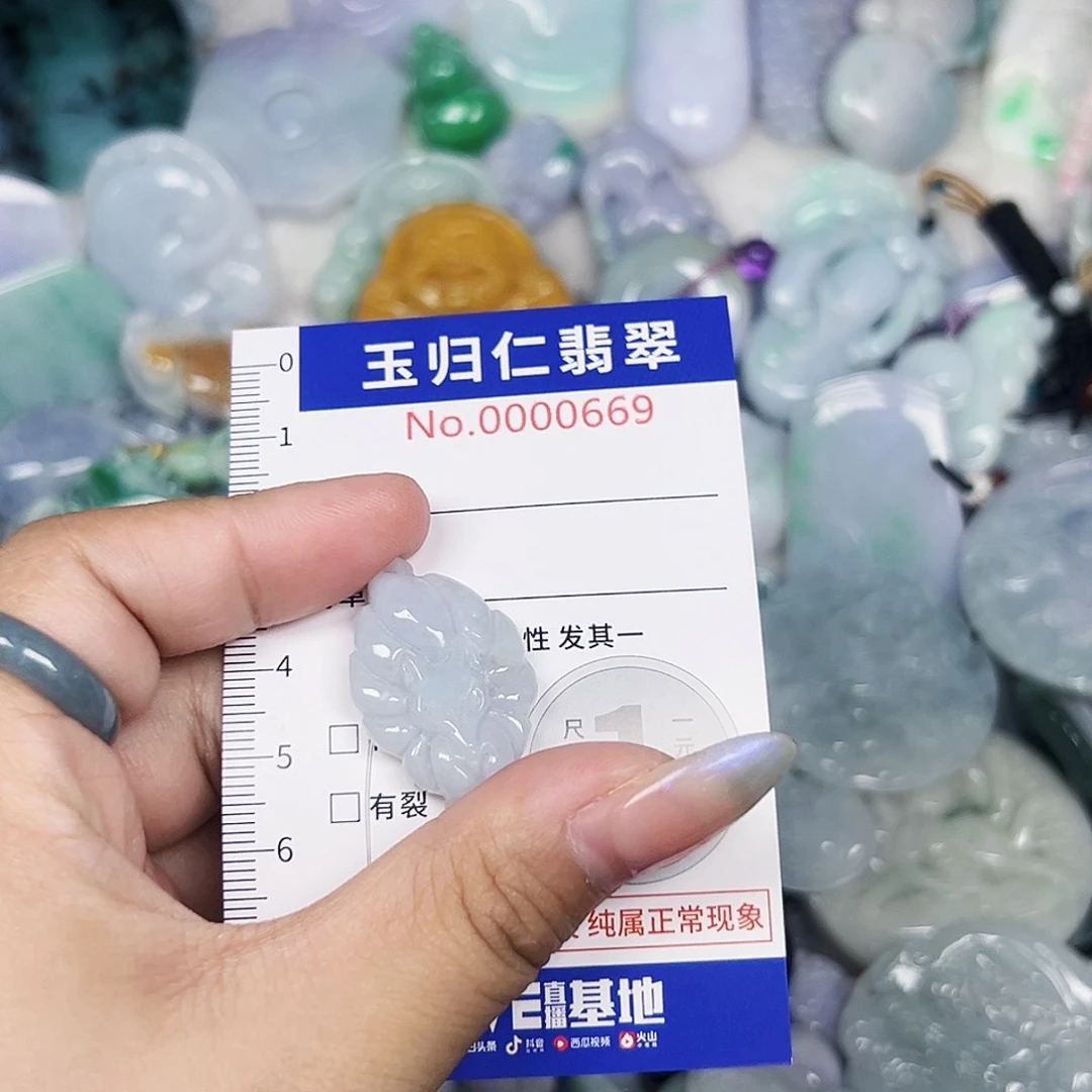 翡翠未镶嵌吊坠(不含链)111