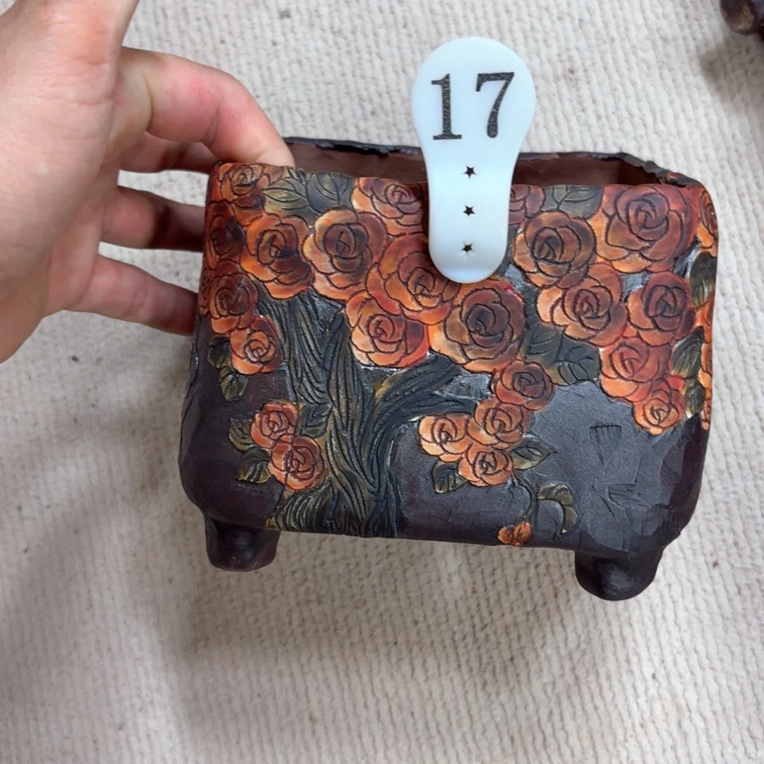 依***依紫砂花盆陶瓷多肉花盆精品