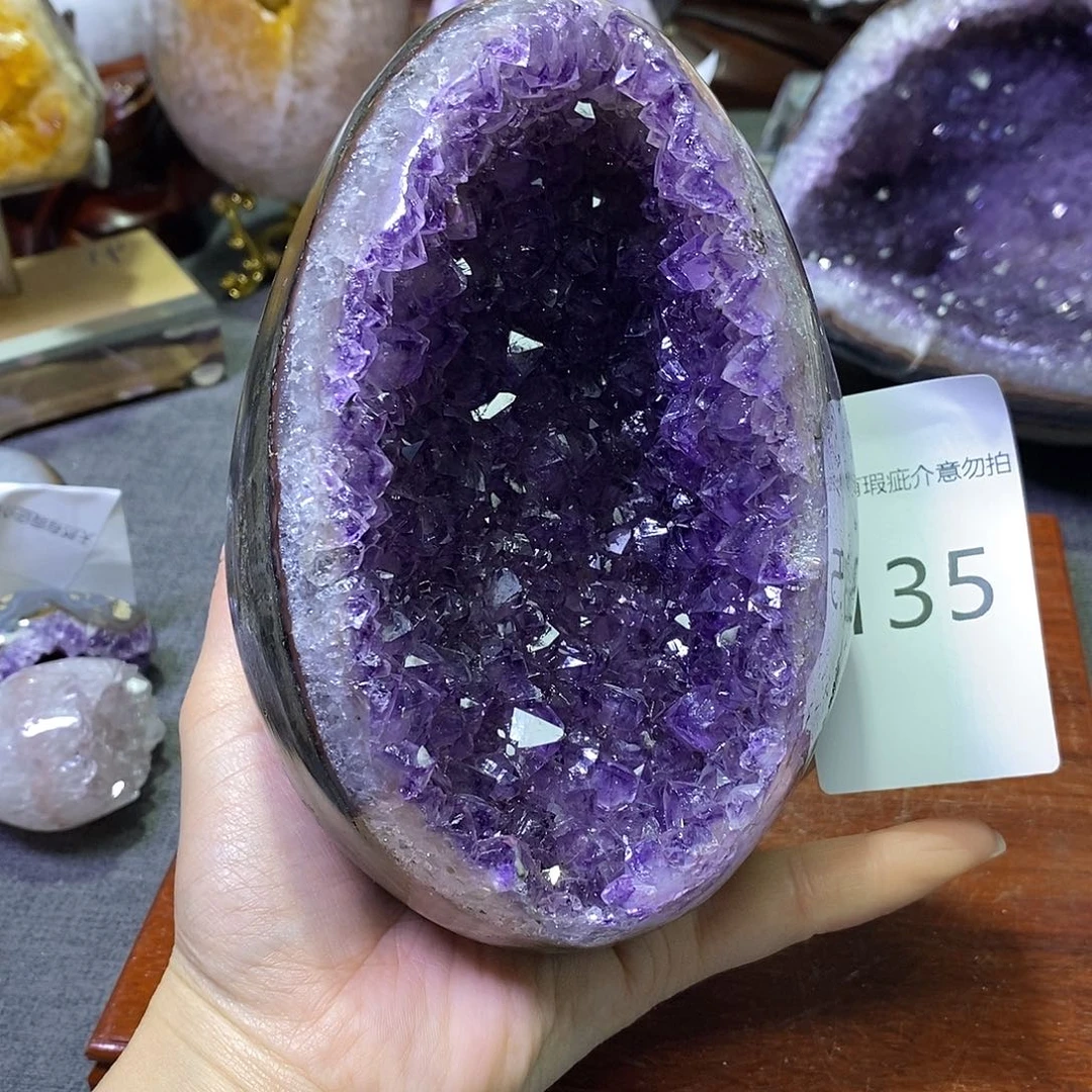 珠宝半成品紫晶未镶嵌