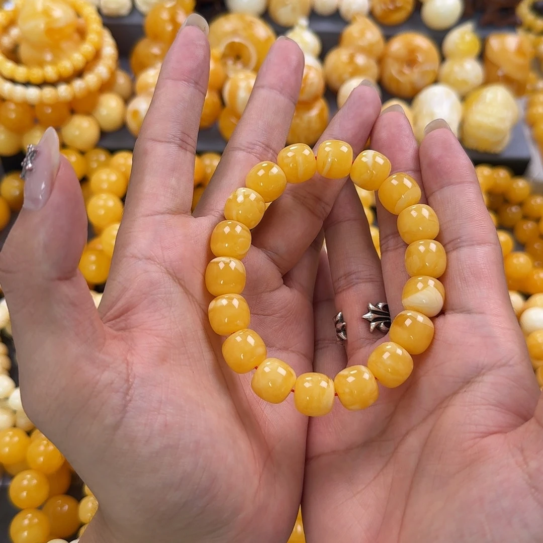 蜜蜡未镶嵌珠宝奇石同料13mm