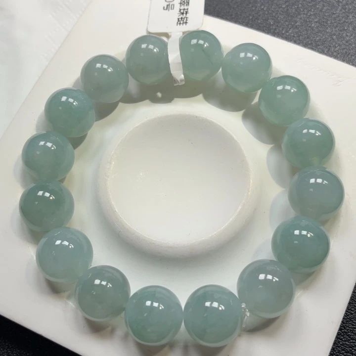 翡翠未镶嵌颈饰翡翠天然A货手串