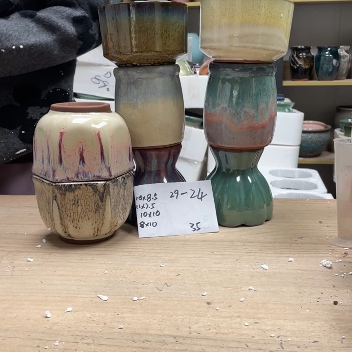 紫砂花盆多肉花盆微瑕24