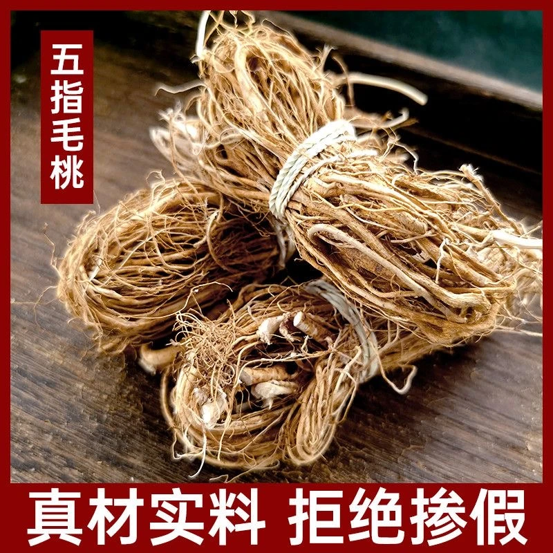 【精品】广西深山五指毛桃农家自然晾晒细根捆扎无硫煲汤煮水泡酒