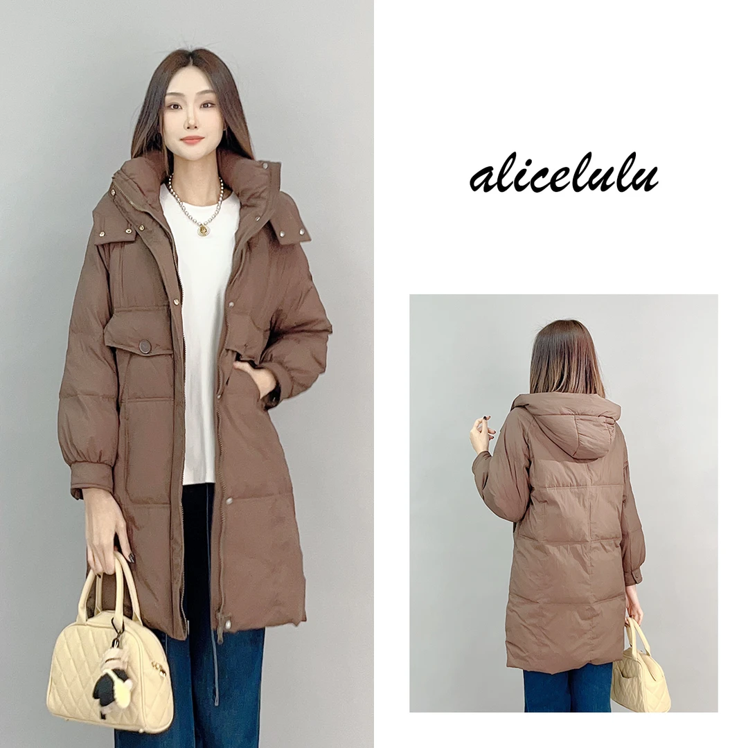 1 ALICE “暖绒绒”羽绒服 定保暖连帽 蓬松鸭绒 S2141601Kr