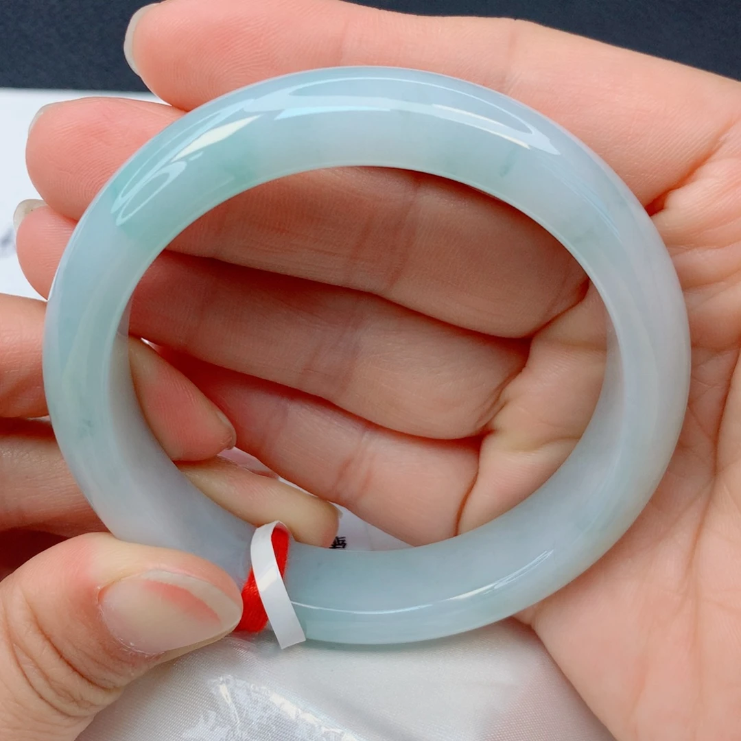 翡翠未镶嵌手镯56圈