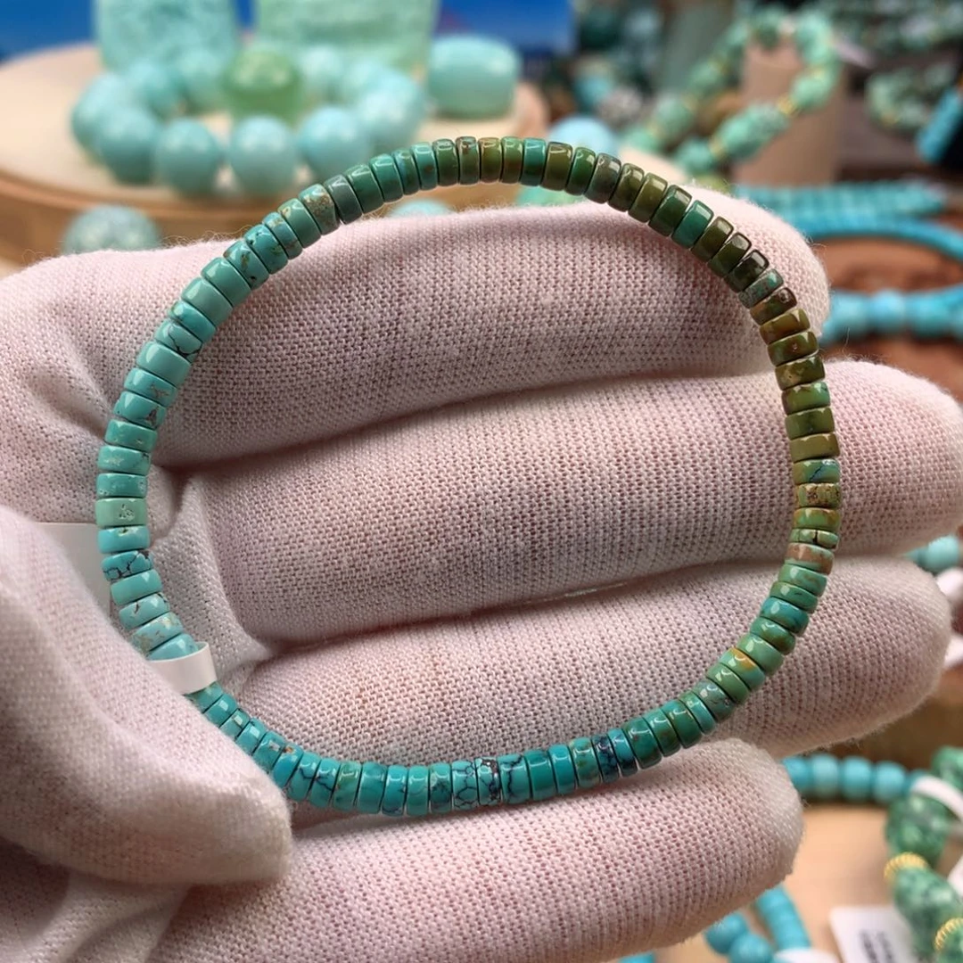 绿松石未镶嵌珠宝奇石4mm