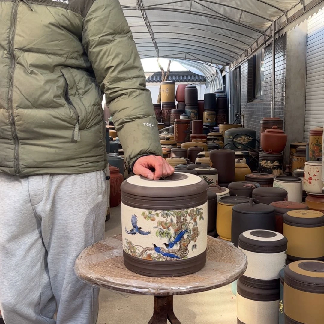 紫砂茶叶罐7 饼茶叶罐