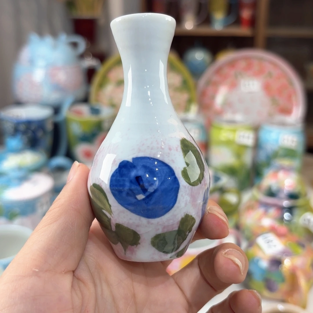 景德镇手绘高温釉下彩陶瓷茶具