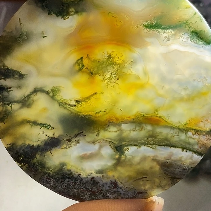 温***哥玛瑙/玉髓未镶嵌吊坠(不含链)