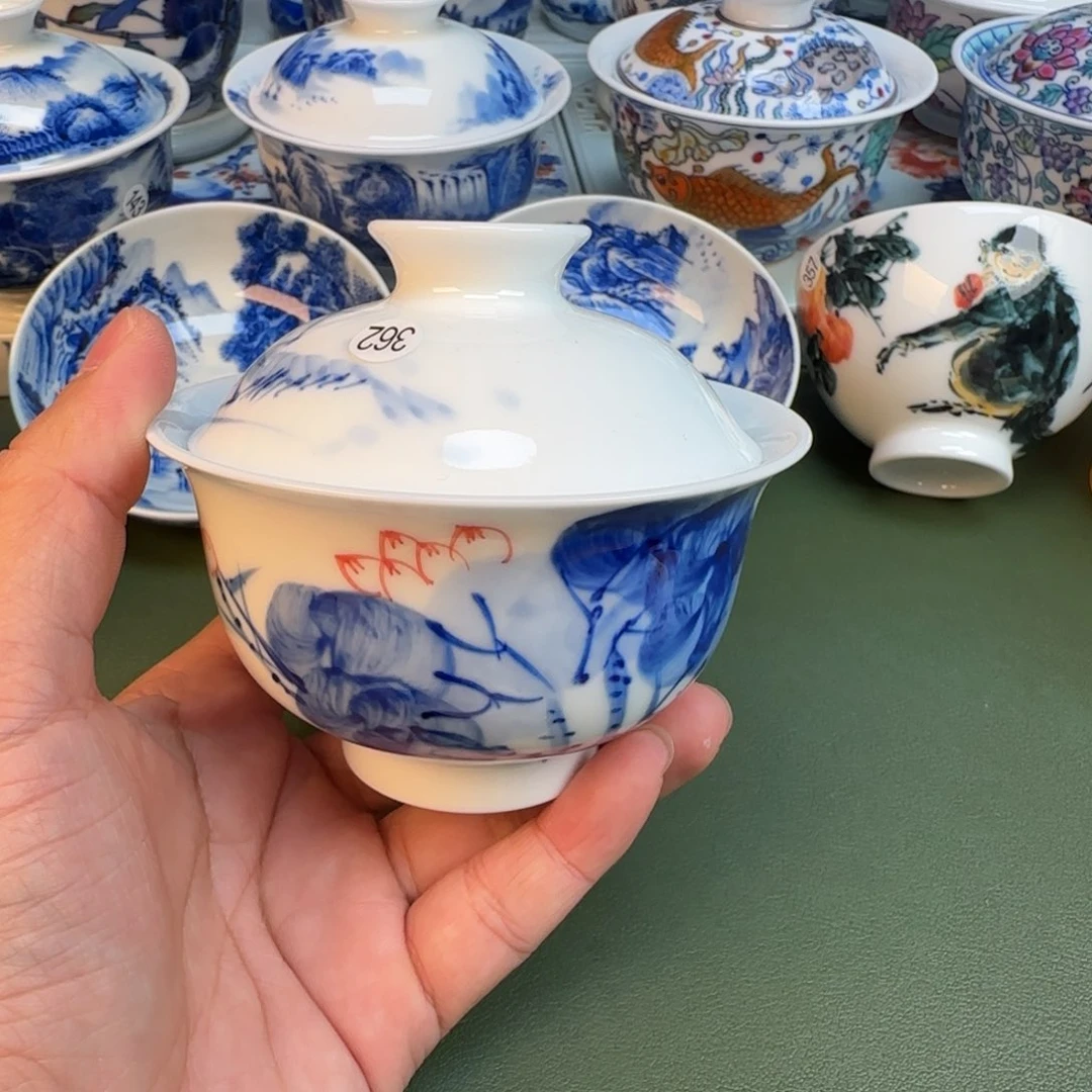 陶纯手工纯手绘茶具392