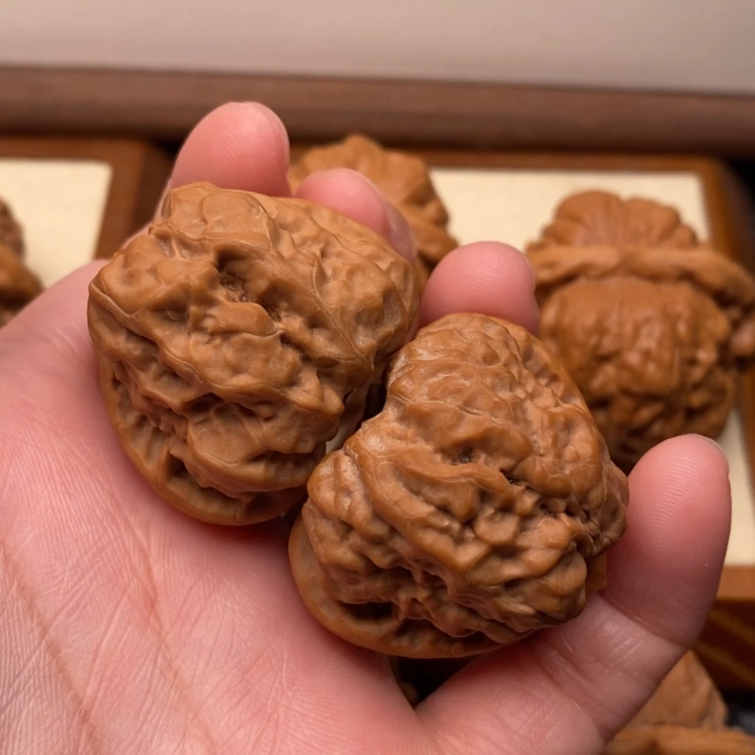 【闪购商品】把件文玩核桃肌肉蛙边36左右