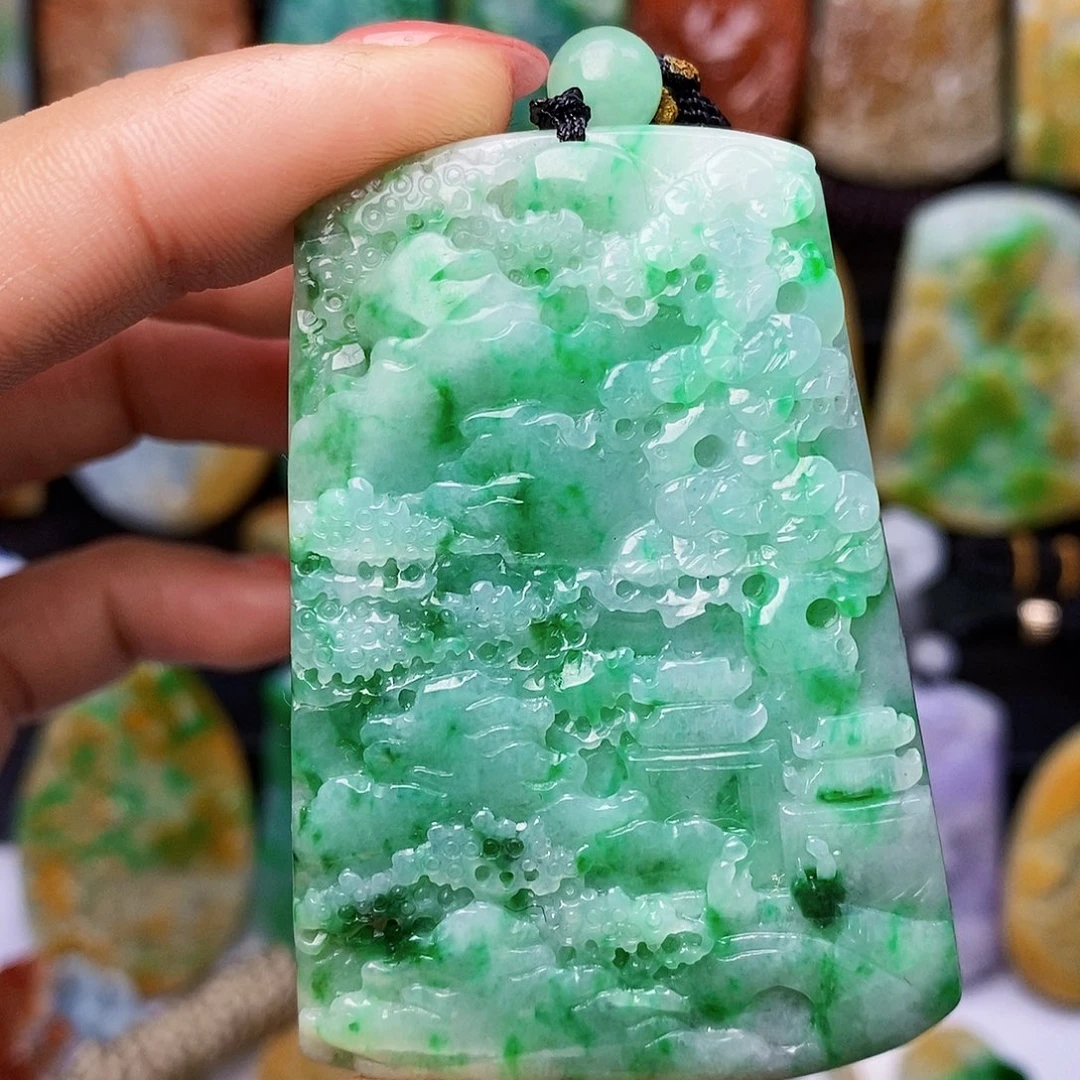 定制翡翠未镶嵌翡翠A货一物一证