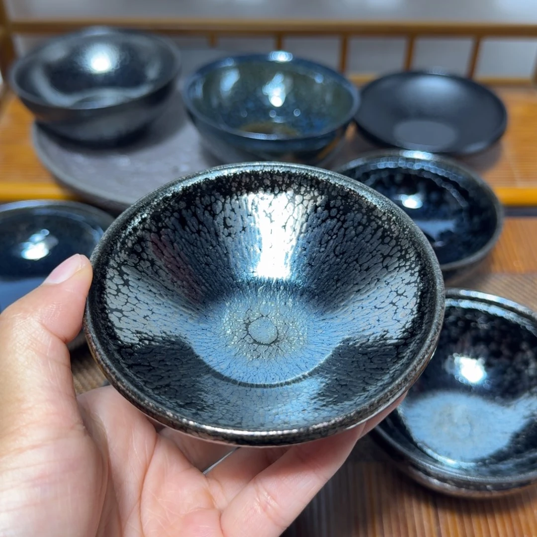 ？***？茶盏建盏手工制作主人杯茶杯