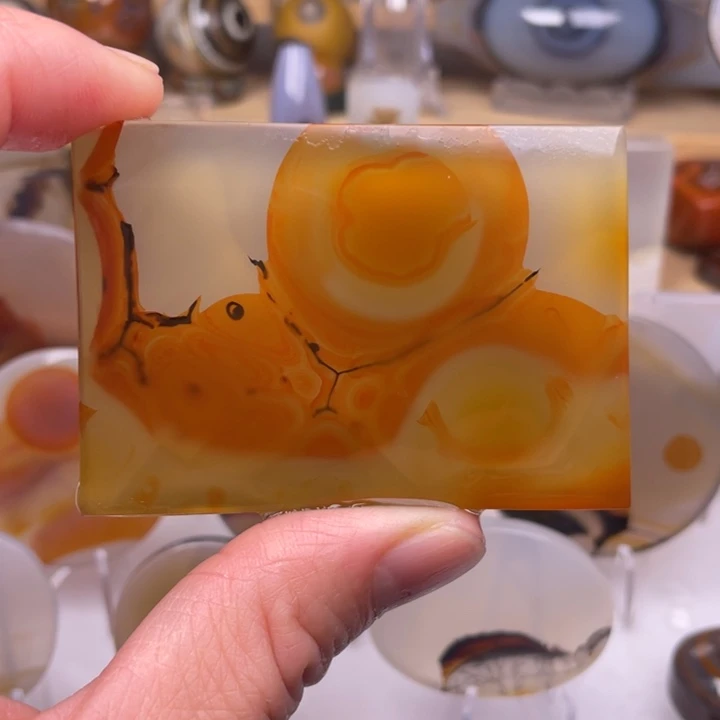 玛瑙/玉髓未镶嵌吊坠(不含链)