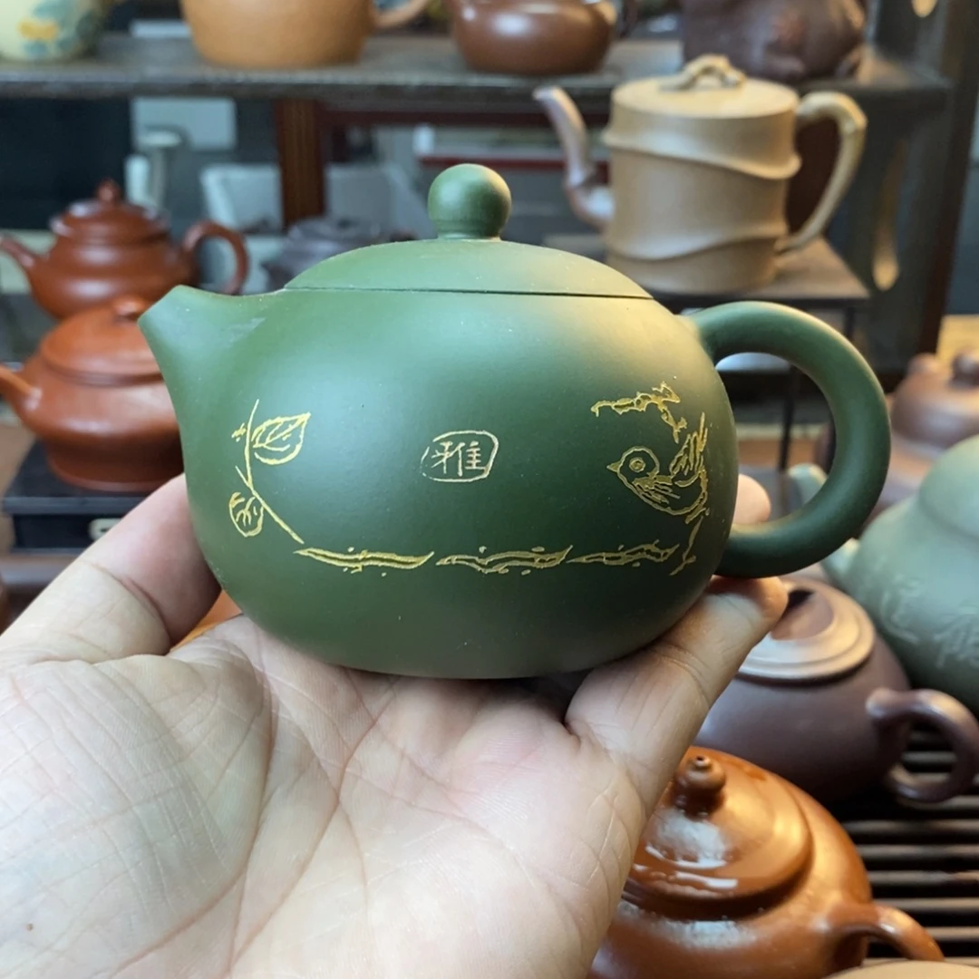茶壶紫砂宜兴紫砂壶qq160cc