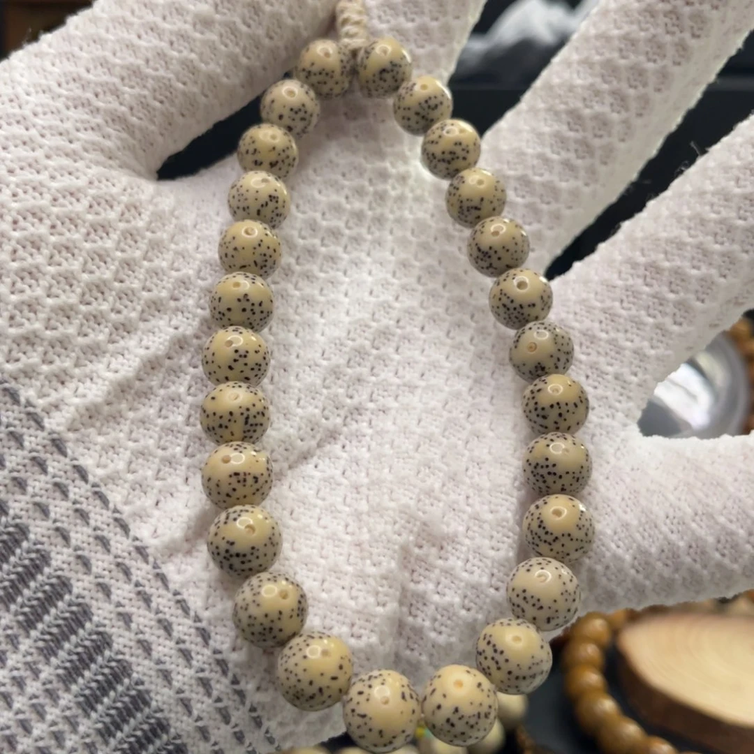 手串星月菩提卡6手持同枝月留白龙蛋圆珠