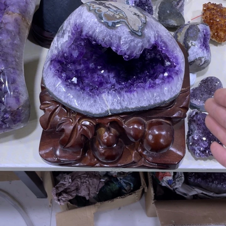 紫晶聚宝盆未镶嵌