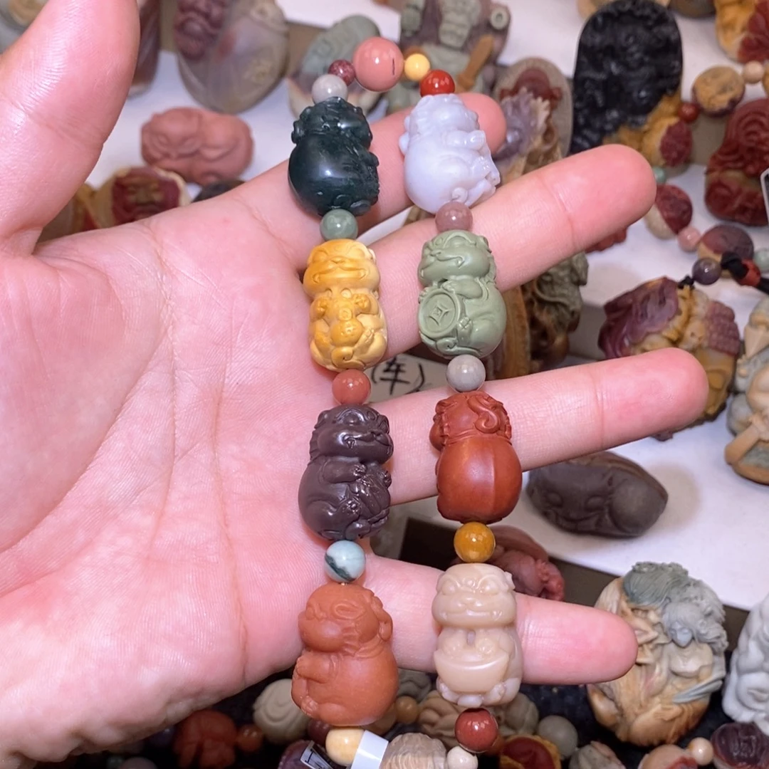 石英质玉（阿拉善玉）未镶嵌手串